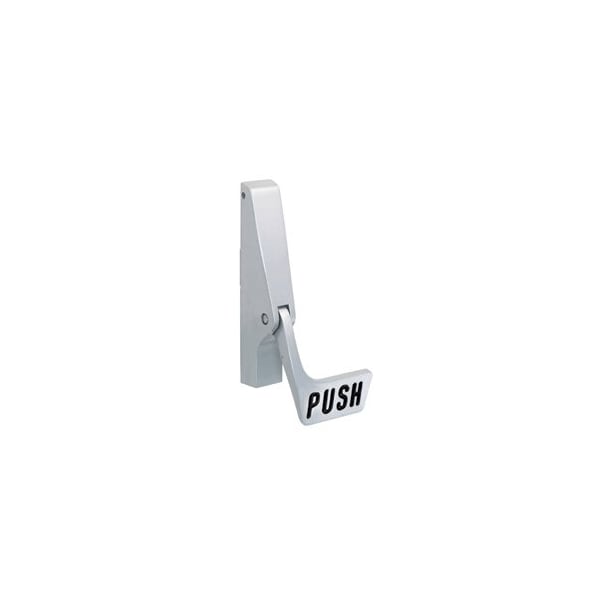 Satin Aluminum Body and Paddle Assembly for Left Hand Reverse 1085P Series Concealed Vertical Rod Ex